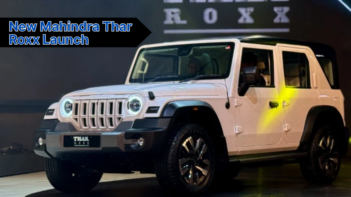 New Mahindra Thar Roxx Launch: Premium 4x4 SUV Starts at ₹14 Lakh