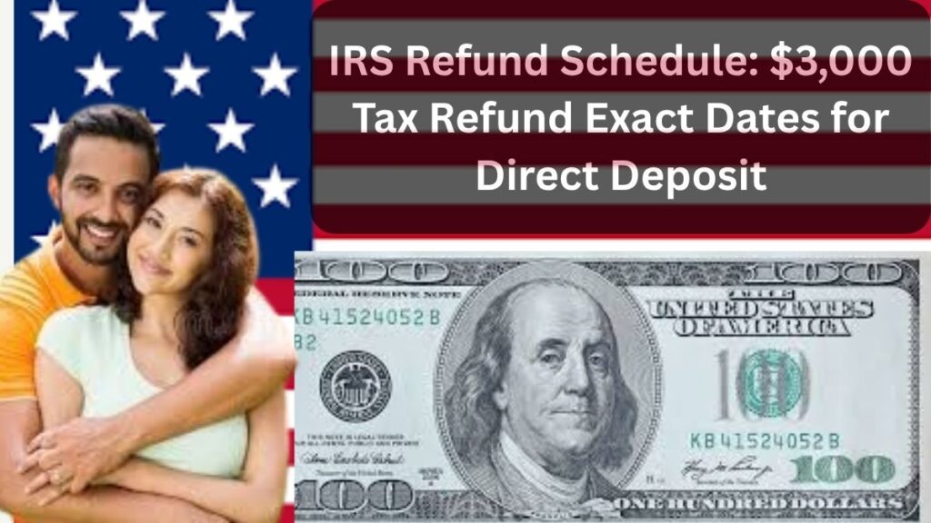 IRS Refund Schedule: $3,000 Tax Refund Exact Dates for Direct Deposit